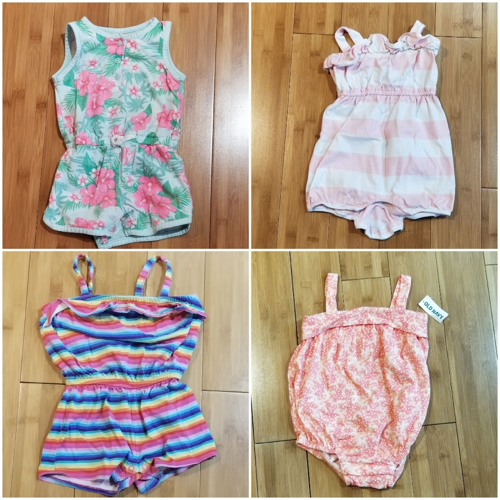 Bundle of 4 toddler girl jumpers 18-24 mths
